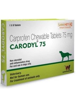 SAVAVET CARODYL 75  TABLETS